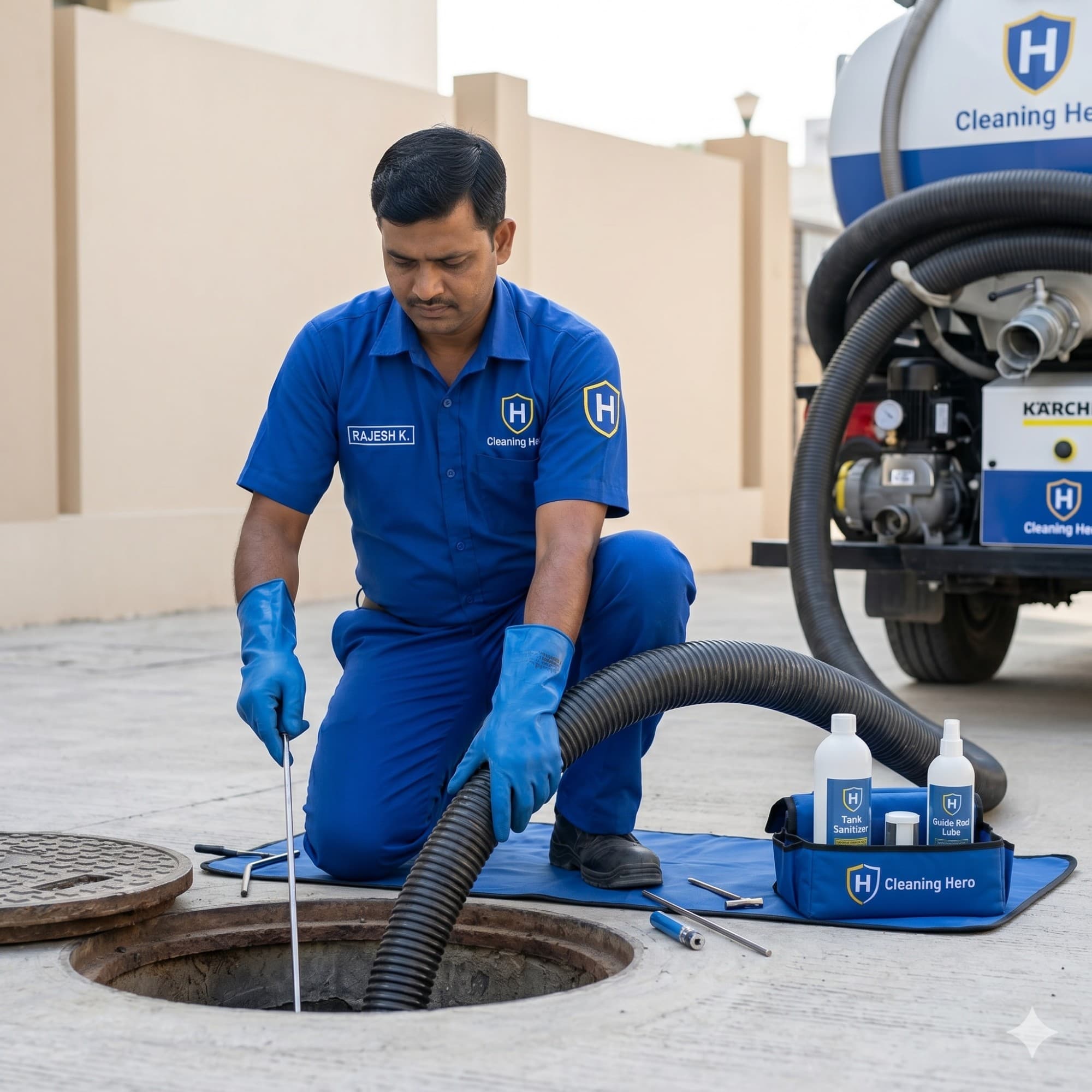 Septic Tank Cleaning service in Darbhanga